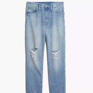 Madewell Petite Mom Jean Ripped